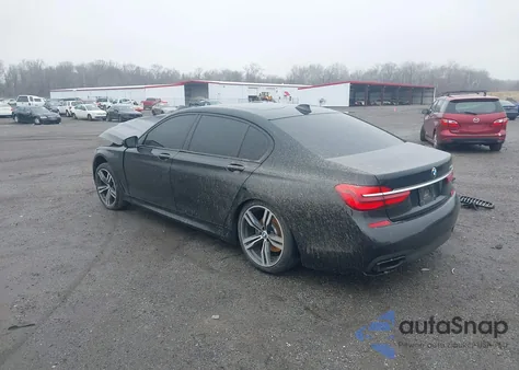 2018 BMW 740I z USA, uszkodzony, nr VIN WBA7E2C54JG741518